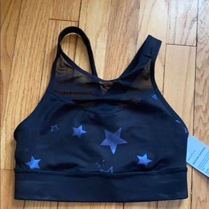 Black High Neck Sports Bra